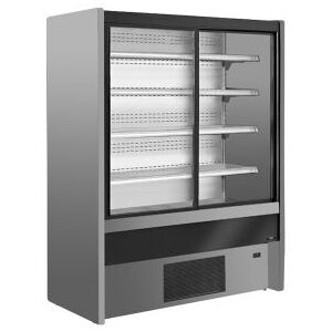 Chefook Vitrine Refrigeree Murale Pour Charcuterie, Produits Laitiers et Boissons Chioggia avec Portes Coulissantes +2°C/+6°C Largeur 150 cm Profondeur 75 cm