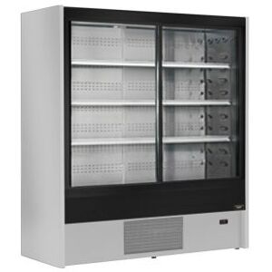 Chefook Vitrine Refrigeree Murale Pour Charcuterie, Produits Laitiers et Boissons Cervinia avec Portes Coulissantes +2°C/+6°C Largeur 180 cm Profondeur 71 cm