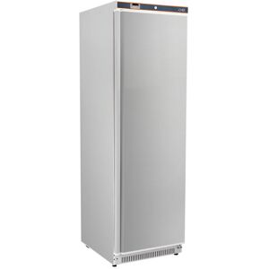 Chefook Armoire Réfrigérée Inox Professionnelle Positive +2/+10°C 400 Litres, Intérieur en ABS Thermoformé, Poignée Integrée et 4 Étagères Réglables