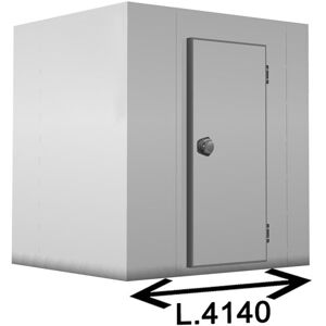 Chefook Chambre Froide Positive (0°C/+10°C) Sans Moteur Avec Sol 414 x 414 x 214 H Cm