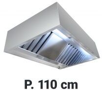 Chefook Hotte Aspirante Murale Professionnelle Cubic Profondeur 110 cm Avec Moteur - Hotte Aspirante Cubic Largeur 180 cm avec moteur Chefook Hotte Aspirante Murale Professionnelle Cubic Profondeur 110 cm Avec Moteur - Hotte Aspirante Cubic Largeur 180 cm avec moteur