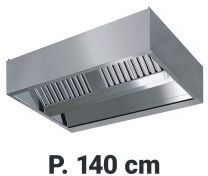 Chefook Hotte Aspirante Suspendue Professionnelle Pour Îlot Cuisine Profondeur 140 cm Sans Moteur - Hotte Aspirante Suspendue Professionnelle largeur 260 cm sans moteur Chefook Hotte Aspirante Suspendue Professionnelle Pour Îlot Cuisine Profondeur 140 cm Sans Moteur - Hotte Aspirante Suspendue Professionnelle largeur 260 cm sans moteur