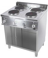 CHEFOOK Piano de Cuisson Professionnel 4 Plaques Électriques Rondes Sur Meuble Profondeur 70 cm CHEFOOK Piano de Cuisson Professionnel 4 Plaques Électriques Rondes Sur Meuble Profondeur 70 cm