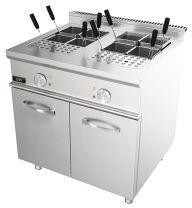 CHEFOOK Cuiseur À Pâtes Électrique Sur Meuble Capacité 28+28 Lt Profondeur 70 cm CHEFOOK Cuiseur À Pâtes Électrique Sur Meuble Capacité 28+28 Lt Profondeur 70 cm