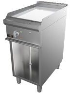 CHEFOOK Plancha Électrique Sur Meuble Avec Plaque Rainurée Chrome Profondeur 70 cm CHEFOOK Plancha Électrique Sur Meuble Avec Plaque Rainurée Chrome Profondeur 70 cm