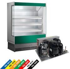 Chefook Vitrine Murale Réfrigérée Vulcano Fruits et Légumes +6°/+8°C Profondeur 80 cm, Moteur Splitté - Vitrine Murale Réfrigérée Vulcano Fruits et Légumes L 150 x P 80 cm + Moteur Splitté Chefook Vitrine Murale Réfrigérée Vulcano Fruits et Légumes +6°/+8°C Profondeur 80 cm, Moteur Splitté - Vitrine Murale Réfrigérée Vulcano Fruits et Légumes L 150 x P 80 cm + Moteur Splitté