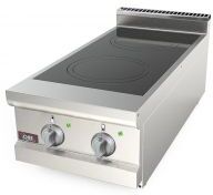 CHEFOOK Piano de Cuisson Professionnel 2 Plaques Électriques À Infrarouge À Poser Profondeur 70 cm CHEFOOK Piano de Cuisson Professionnel 2 Plaques Électriques À Infrarouge À Poser Profondeur 70 cm