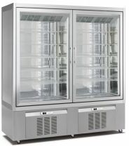 CHEFOOK Vitrine Réfrigérée Pâtisserie et Glacerie 1200 Litres +5°C/-20°C Ligne Classic 1 Face Vitrée H 190 cm Chambre Double CHEFOOK Vitrine Réfrigérée Pâtisserie et Glacerie 1200 Litres +5°C/-20°C Ligne Classic 1 Face Vitrée H 190 cm Chambre Double