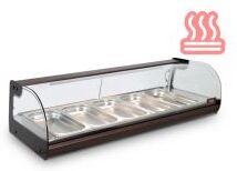 CHEFOOK Vitrine Chauffante à Poser Vancouver Hot +30°C / +60°C TOUTES OPTIONS CHEFOOK Vitrine Chauffante à Poser Vancouver Hot +30°C / +60°C TOUTES OPTIONS