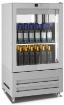 CHEFOOK Vitrine À Vin Réfrigérée 450 Litres (80 Bouteilles) +4°C/+18°C 1 Côté d'Affichage H 150 cm CHEFOOK Vitrine À Vin Réfrigérée 450 Litres (80 Bouteilles) +4°C/+18°C 1 Côté d'Affichage H 150 cm