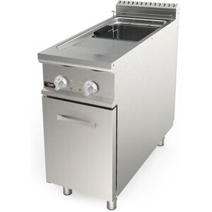 Chefook Friteuse Électrique Professionnelle Sur Meuble Capacité 21 Lt Profondeur 90 cm