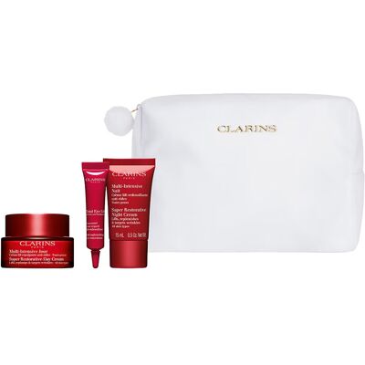 Coffret Multi Intensive - 3 Produits + Crème Jour -50ml CLARINS - Publicité Coffret Multi Intensive - 3 Produits + Crème Jour -50ml CLARINS - Publicité