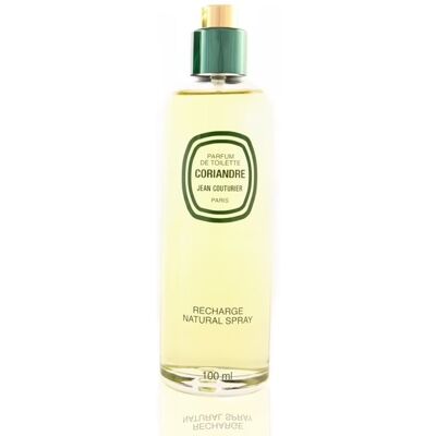 Coriandre - Recharge Parfum de Toilette-100ml JEAN COUTURIER - Publicité Coriandre - Recharge Parfum de Toilette-100ml JEAN COUTURIER - Publicité