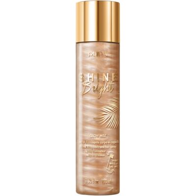 100ml-Shine Bright Glow Mist - Spray illuminant pour le corps et les cheveux-PUPA - Publicité 100ml-Shine Bright Glow Mist - Spray illuminant pour le corps et les cheveux-PUPA - Publicité