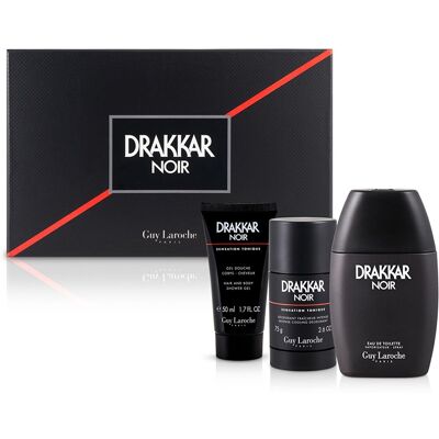 Drakkar Noir Coffret - Eau de Toilette-50ml GUY LAROCHE - Publicité Drakkar Noir Coffret - Eau de Toilette-50ml GUY LAROCHE - Publicité