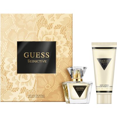 Coffret Seductive Femme - Eau de Toilette-30ml GUESS - Publicité Coffret Seductive Femme - Eau de Toilette-30ml GUESS - Publicité