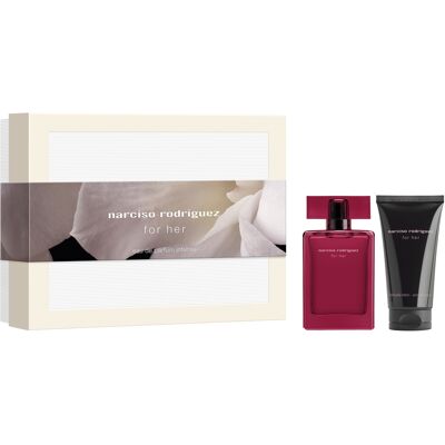 For Her Coffret - Eau de Parfum Intense-50ml NARCISO RODRIGUEZ - Publicité For Her Coffret - Eau de Parfum Intense-50ml NARCISO RODRIGUEZ - Publicité