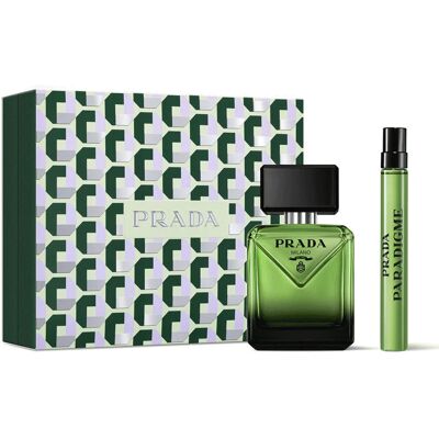 50ml-Coffret Paradigme - Eau de Parfum boisée ambrée Rechargeable-Prada Parfum - Publicité 50ml-Coffret Paradigme - Eau de Parfum boisée ambrée Rechargeable-Prada Parfum - Publicité