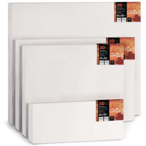 Châssis 3D I Love Art, 50 cm x 100 cm, 300 g/m², 7. Doubles carrés - Publicité Châssis 3D I Love Art, 50 cm x 100 cm, 300 g/m², 7. Doubles carrés - Publicité