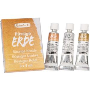 Set 3 tubes peinture Terre Liquide Schmincke - Publicité Set 3 tubes peinture Terre Liquide Schmincke - Publicité