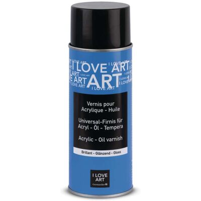 Vernis universel pour acrylique et huile I Love Art, Brillant - Publicité Vernis universel pour acrylique et huile I Love Art, Brillant - Publicité
