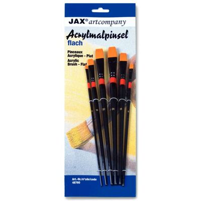 JAX artcompany Lot de 6 brosses chinoises en fibres synthétiques - Publicité JAX artcompany Lot de 6 brosses chinoises en fibres synthétiques - Publicité
