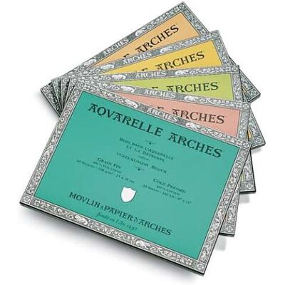 Papier aquarelle Arches - 4x10 pouces - Papier aquarelle - Publicité Papier aquarelle Arches - 4x10 pouces - Papier aquarelle - Publicité