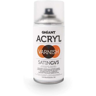 Vernis aérosol pour acrylique Ghiant, 300 ml - Satiné - Publicité Vernis aérosol pour acrylique Ghiant, 300 ml - Satiné - Publicité