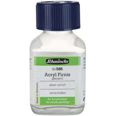 Vernis de finition brillant protection Schmincke, 60 ml - Flacon - Publicité Vernis de finition brillant protection Schmincke, 60 ml - Flacon - Publicité