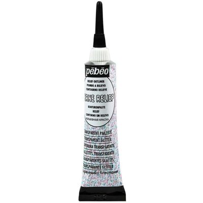 pebeo Cerne relief Pébéo, 20 ml, Transparent avec paillettes - Publicité pebeo Cerne relief Pébéo, 20 ml, Transparent avec paillettes - Publicité