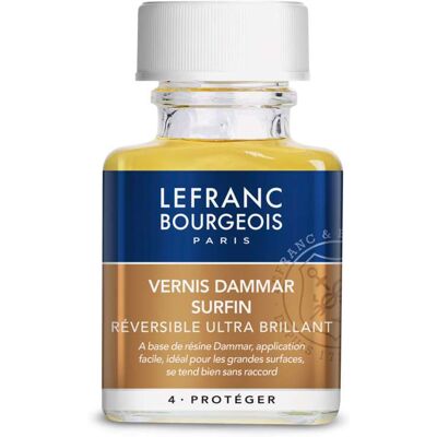 Lefranc & Bourgeois - Sopraffin Dammar - 75 ml - Sopraffin Dammar - Vernis - Publicité Lefranc & Bourgeois - Sopraffin Dammar - 75 ml - Sopraffin Dammar - Vernis - Publicité