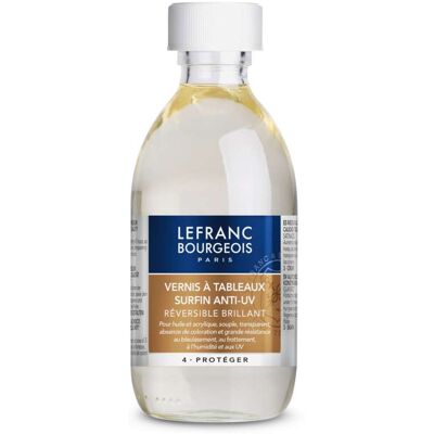 Vernis Surfin Lefranc Bourgeois Anti-UV Brillant 250 ml - Publicité Vernis Surfin Lefranc Bourgeois Anti-UV Brillant 250 ml - Publicité