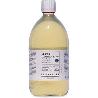 Vernis Dammar Sennelier, 1 L - Publicité Vernis Dammar Sennelier, 1 L - Publicité