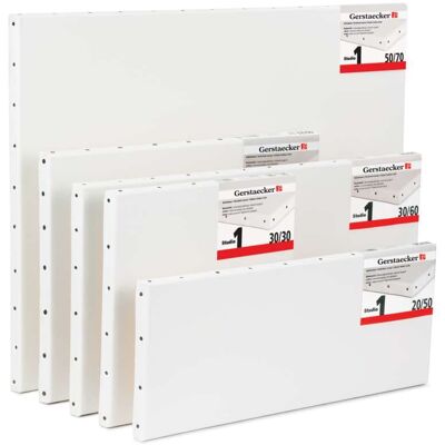 Châssis entoilé en coton Studio 1 de Gerstaecker, 100 cm x 120 cm, Paquet de 4 pièces, Finition 2 croix - Non livrable en Point Relais®, 8. Grands ... Publicité Châssis entoilé en coton Studio 1 de Gerstaecker, 100 cm x 120 cm, Paquet de 4 pièces, Finition 2 croix - Non livrable en Point Relais®, 8. Grands ... Publicité
