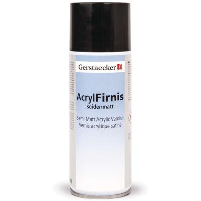 Vernis acrylique Gerstaecker en aérosol, mat satiné, Satiné - Publicité Vernis acrylique Gerstaecker en aérosol, mat satiné, Satiné - Publicité