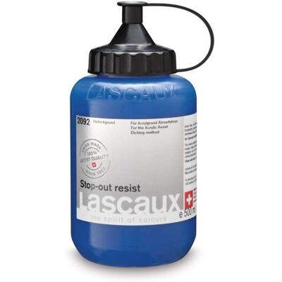 Vernis à retoucher Lascaux (Stop-out resist), 2092, 500 ml - Publicité Vernis à retoucher Lascaux (Stop-out resist), 2092, 500 ml - Publicité