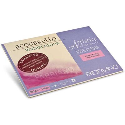 Papier Fabriano 300 g/m² Extra Blanc Grain Satine Artistico - Papier - Publicité Papier Fabriano 300 g/m² Extra Blanc Grain Satine Artistico - Papier - Publicité