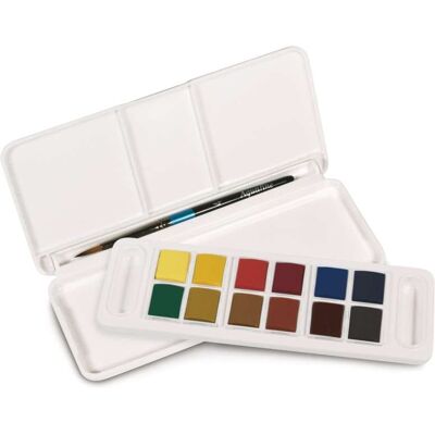 DALER-ROWNEY Set de voyage Aquafine, Set, 12 1/2 godets - Publicité DALER-ROWNEY Set de voyage Aquafine, Set, 12 1/2 godets - Publicité