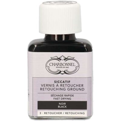 Lefranc-Bourgeois Siccatif vernis à retoucher Charbonnel, 75 ml - Publicité Lefranc-Bourgeois Siccatif vernis à retoucher Charbonnel, 75 ml - Publicité