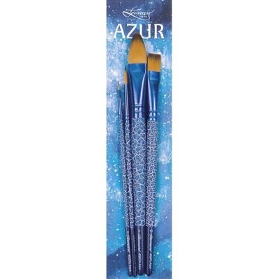 Leonard Set de 4 pinceaux Azur No 1 Léonard - Publicité Leonard Set de 4 pinceaux Azur No 1 Léonard - Publicité