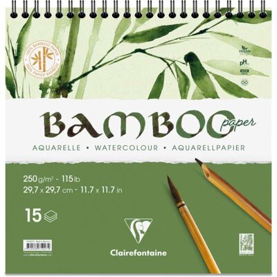 Papier d'art Bamboo 250 g/m² Bloc Spiral - Papier d'art - Publicité Papier d'art Bamboo 250 g/m² Bloc Spiral - Papier d'art - Publicité