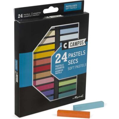 Ensemble de 24 Pastels Raphael - Pastel Set - Publicité Ensemble de 24 Pastels Raphael - Pastel Set - Publicité