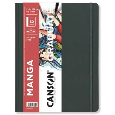 Canson Graduate Manga Liso 21,6x27,9cm - Cahier - Publicité Canson Graduate Manga Liso 21,6x27,9cm - Cahier - Publicité