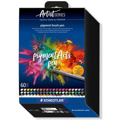 Stylo Felt Art Staedtler Pigment Multicolore - Feutre - Publicité Stylo Felt Art Staedtler Pigment Multicolore - Feutre - Publicité
