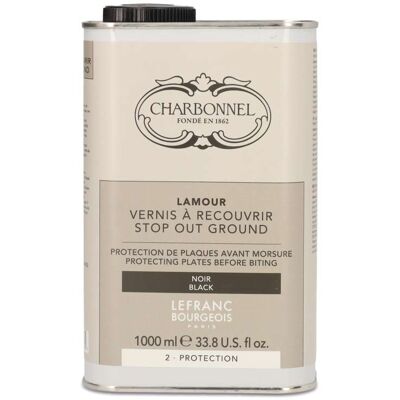 Lefranc-Bourgeois Vernis à recouvrir Charbonnel, 1 L - Publicité Lefranc-Bourgeois Vernis à recouvrir Charbonnel, 1 L - Publicité