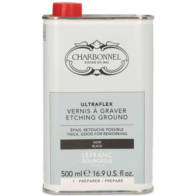 Lefranc-Bourgeois Vernis à graver Ultraflex Charbonnel, 500 ml - Publicité Lefranc-Bourgeois Vernis à graver Ultraflex Charbonnel, 500 ml - Publicité