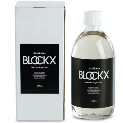 Essence de pétrole Blockx, 500 ml - Publicité Essence de pétrole Blockx, 500 ml - Publicité