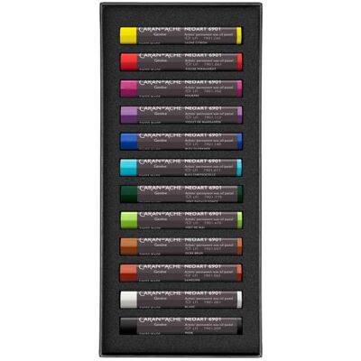 Caran d'Ache - Neoart 6901 - Cire et huile - 12 pcs - Pastels - Publicité Caran d'Ache - Neoart 6901 - Cire et huile - 12 pcs - Pastels - Publicité
