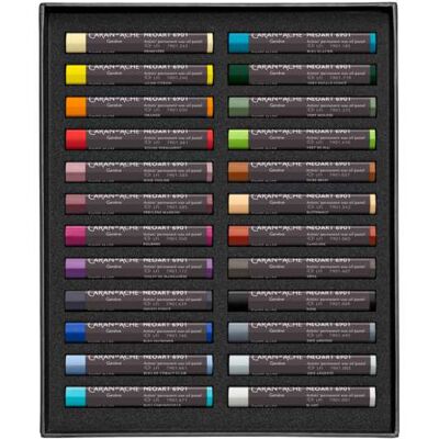 Caran d'Ache Neoart 6901 Pastels cire et huile - Boîte de 24 - Publicité Caran d'Ache Neoart 6901 Pastels cire et huile - Boîte de 24 - Publicité