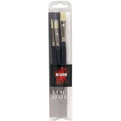 KUM® set de 3 pinceaux Fjall Kum - Publicité KUM® set de 3 pinceaux Fjall Kum - Publicité